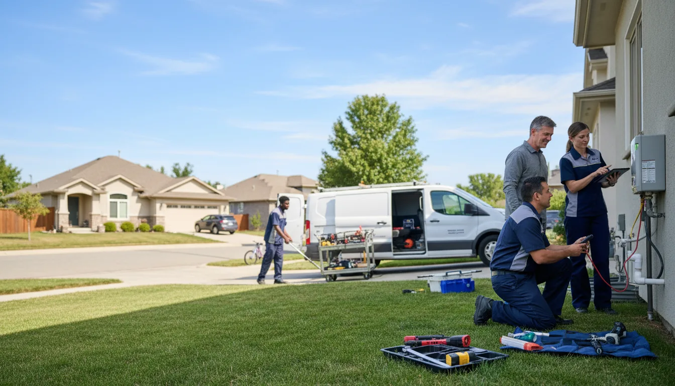 Tankless water heater service in Mathis, TX